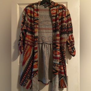 Cardigan Aztec print xl